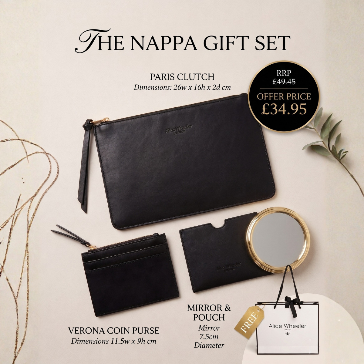 Black - Nappa Gift Bundle