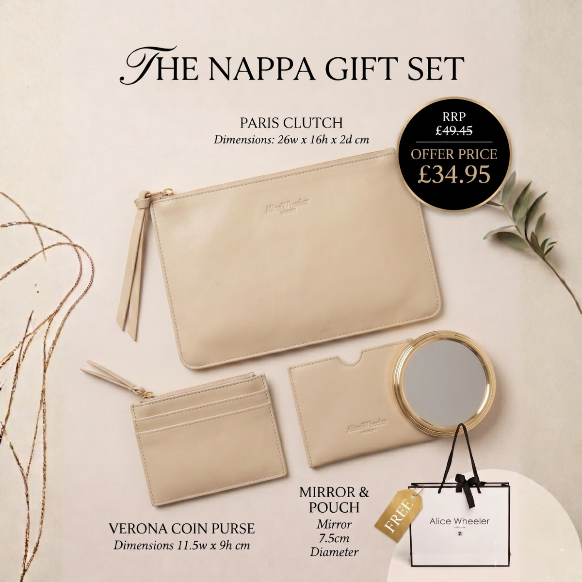 Sand - Nappa Gift Bundle