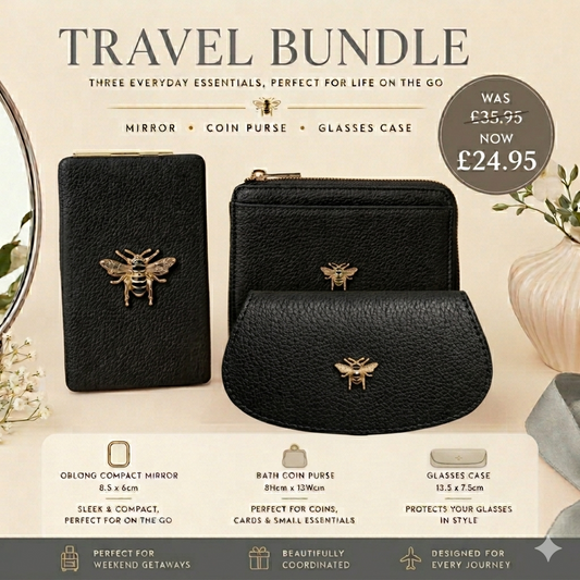 Black - Travel Essentials 3-Piece Bundle
