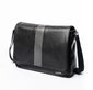 Mens Messenger Bag With Graphite Stripe - by Paul Oliver