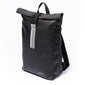 Mens Roll Top Backpack With Gray Stripe - by Paul Oliver