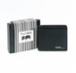 Traditional Mens Wallet With Orange Stripe In Presentation Box - by Paul Oliver