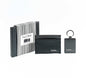 Mens Gift Set Card Wallet & Keyring With Graphite Stripe - by Paul Oliver