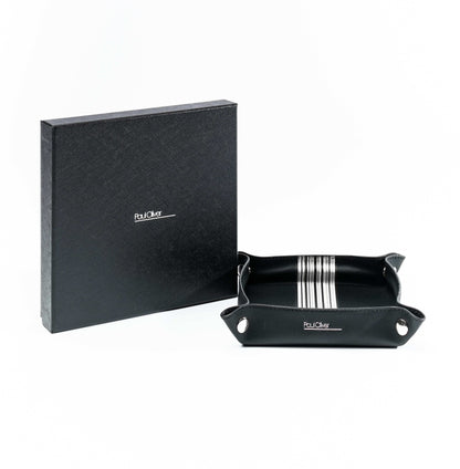 Mens Valet Tray With PO Stripe - by Paul Oliver