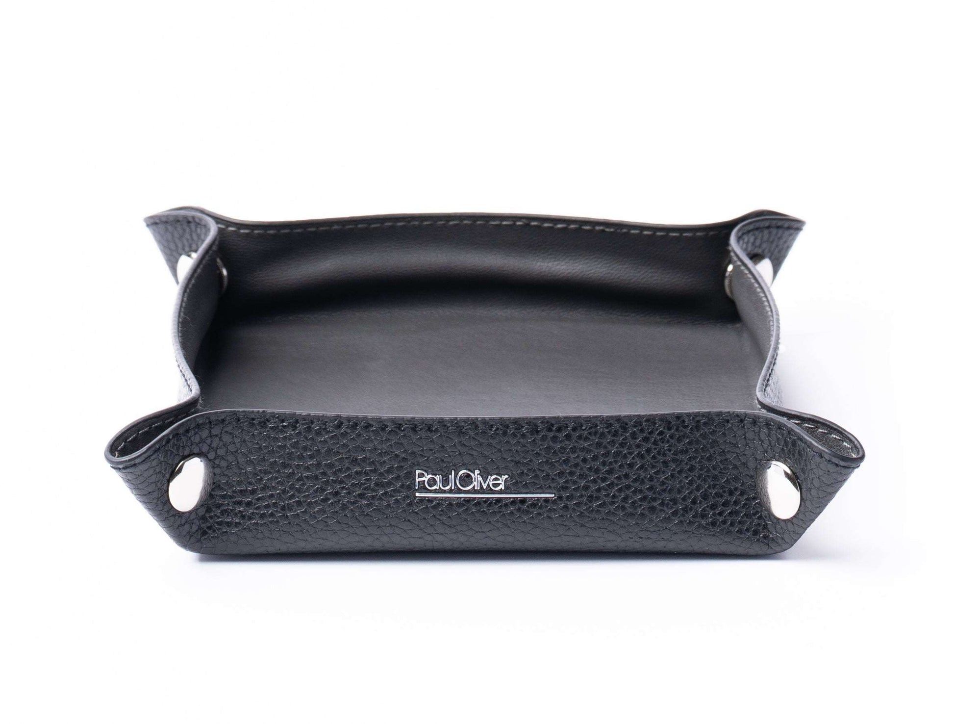 Mens Valet Tray With Graphite Stripe - by Paul Oliver