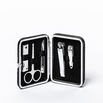 Mens 5pc Grooming/Manicure Set with Graphite Stripe - by Paul Oliver