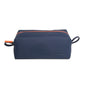 Mens Luxury Soft Touch Zip Wash Bag Navy - by Paul Oliver