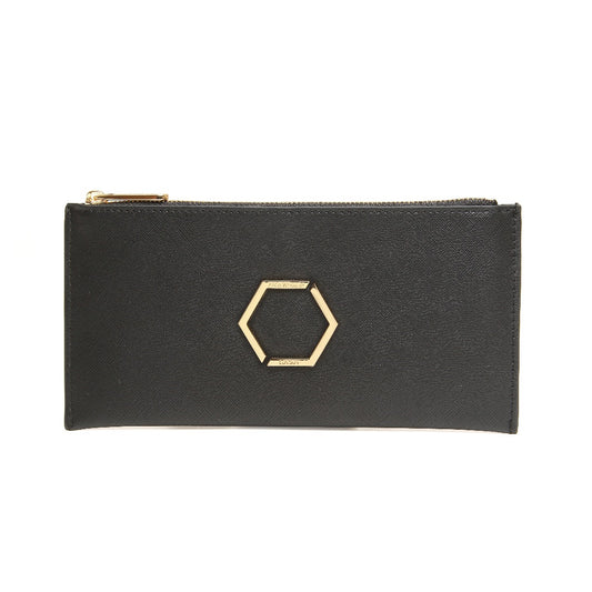 Black - Honeycomb Brunel Slimline Purse