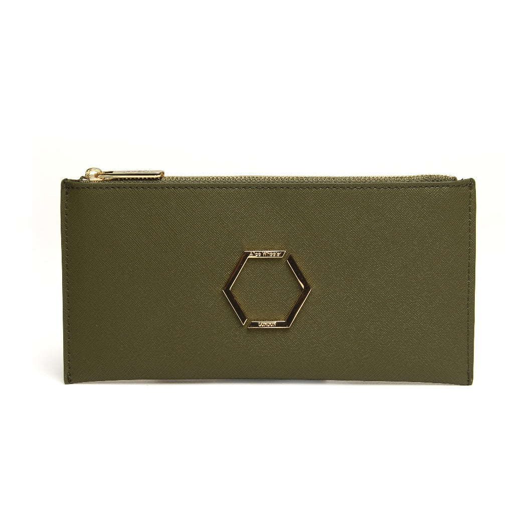 Olive - Honeycomb Brunel Slimline Purse