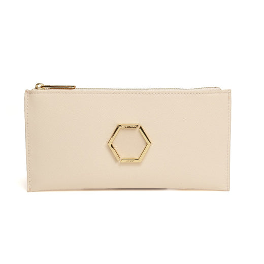Cream - Honeycomb Brunel Slimline Purse