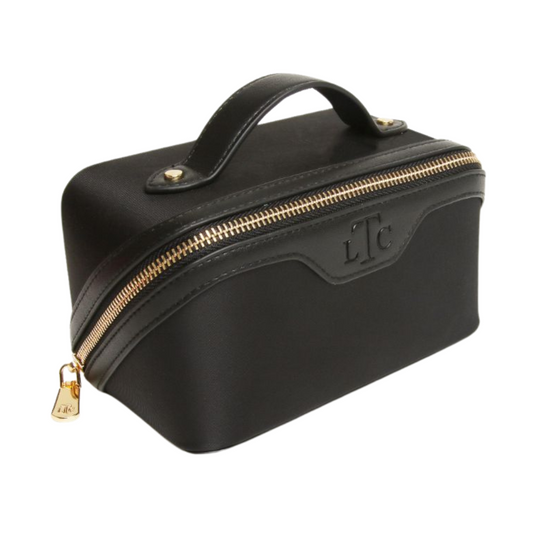 Black - The London Train Case Co. Mini Two-Tone Train Case