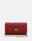 Quilted Pomegranate Purse and Clutch bag