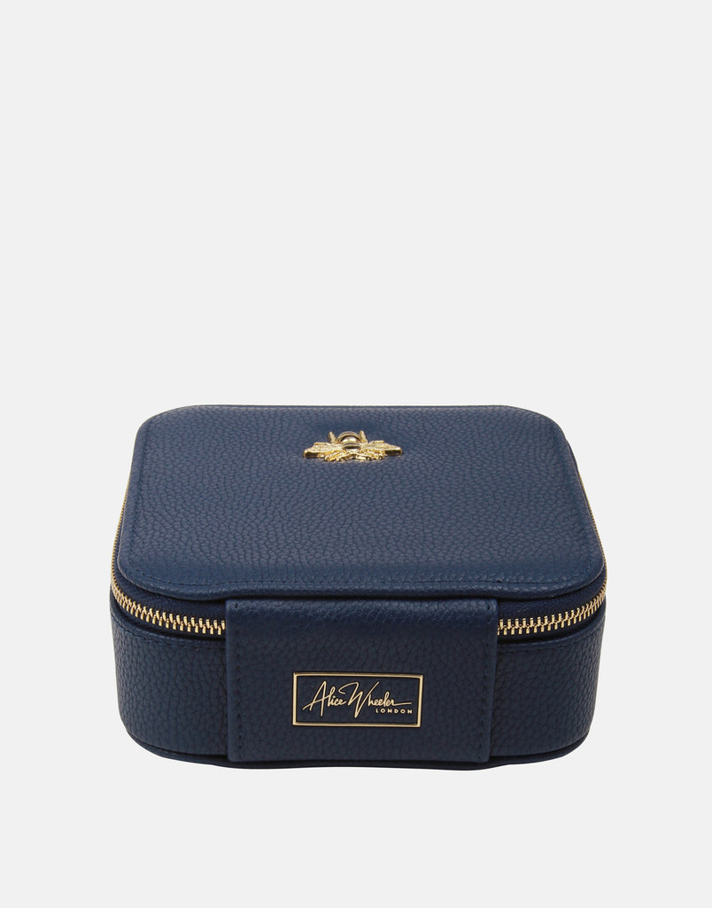 Jewellery Case Large - Navy main image 1