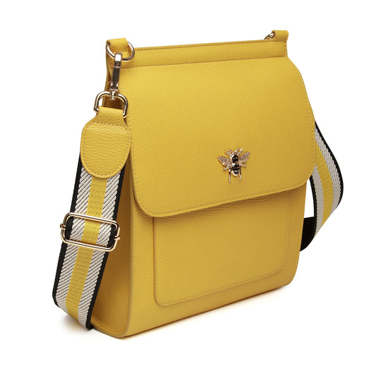 Bloomsbury Mustard Crossbody Bag - Large