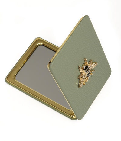 Sage Oblong Compact Mirror