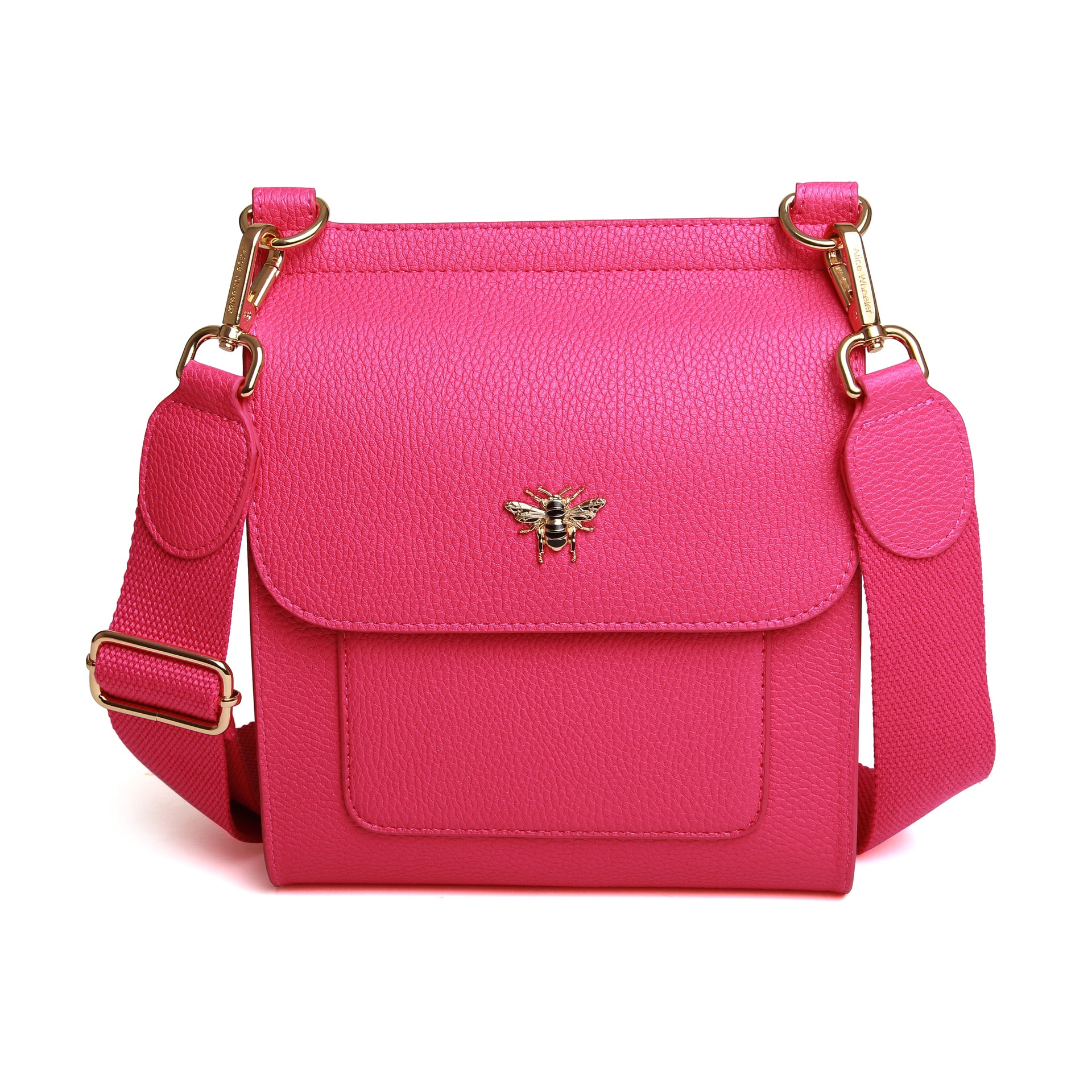 Hot Pink Bloomsbury Crossbody Bag – Alice Wheeler London